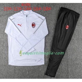 AC Milan Bambino Tute Felpe da Allenamento Bianco 2018/2019